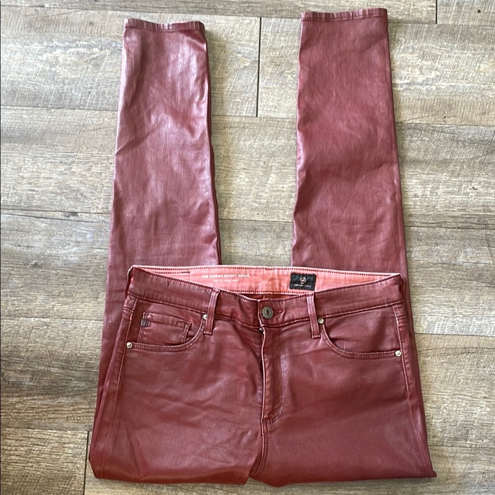 Adriano goldschmied agolde the Farrah high rise skinny ankle jeans